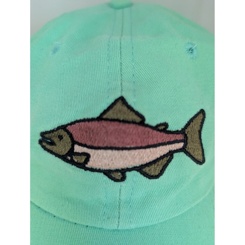 Julie + Joe Baseball Hat Toddler Boy Lake Winnipesaukee Fish Snapback Green 1-2T - Picture 5 of 13